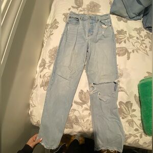 Abercrombie 90s striaght jeans